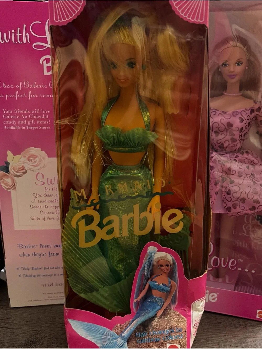 Barbie Mermaid First Edition Mattel Vintage 90's #1434 Changing Color Hair